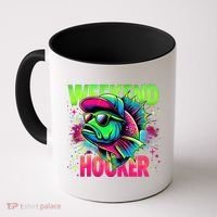 Weekend Hooker Funny Fish Coffee Mug thumb 0