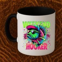 Weekend Hooker Funny Fish Coffee Mug thumb 2