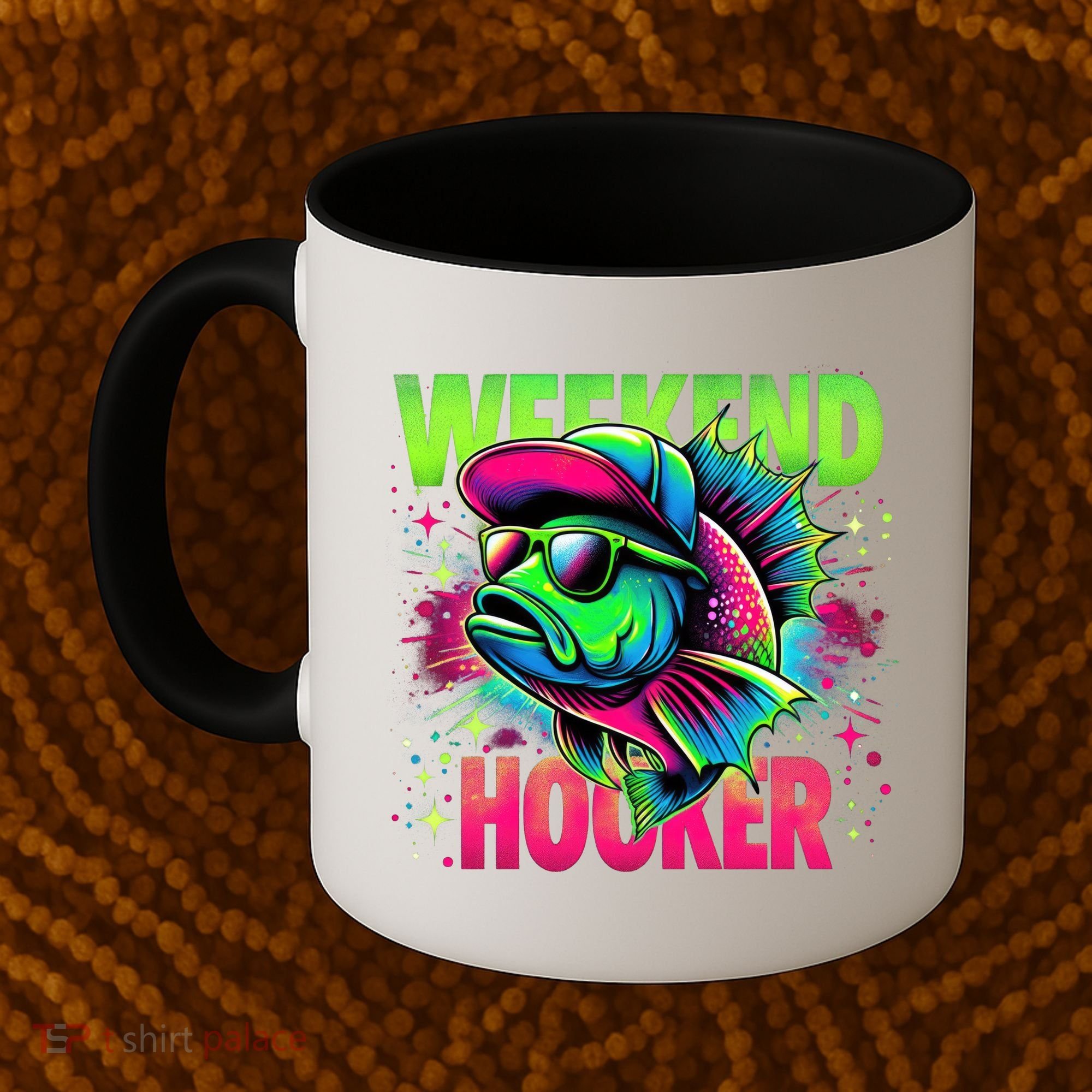 Weekend Hooker Funny Fish Coffee Mug