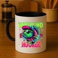 Weekend Hooker Funny Fish Coffee Mug thumb 4