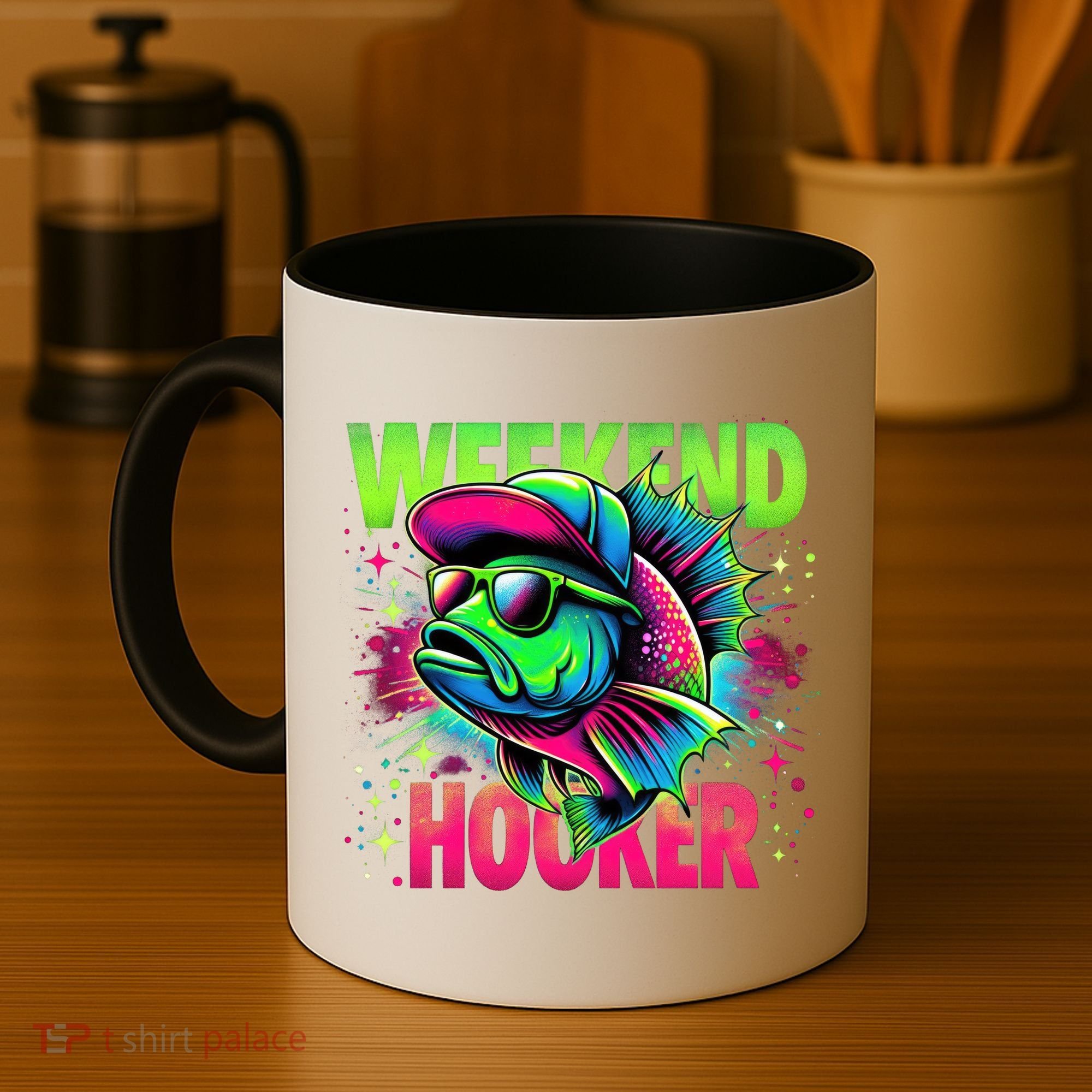 Weekend Hooker Funny Fish Coffee Mug