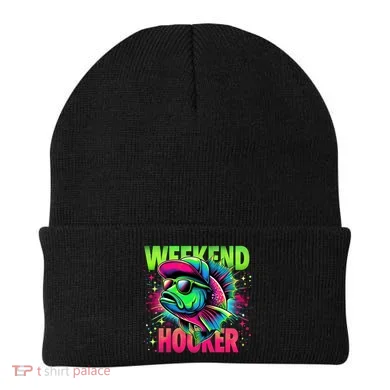 Weekend Hooker Funny Fish Beanie