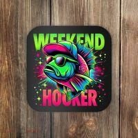 Weekend Hooker Funny Fish Coaster thumb 0