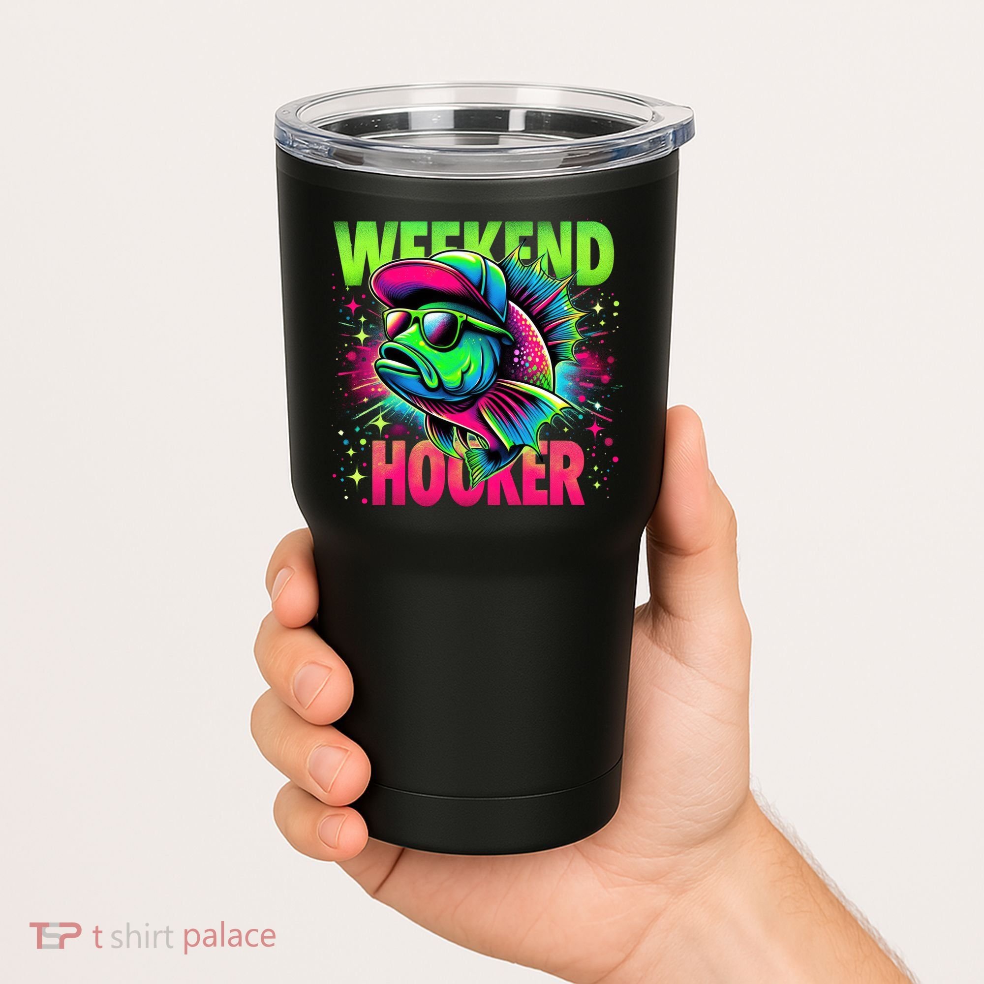 Weekend Hooker Funny Fish Tumbler