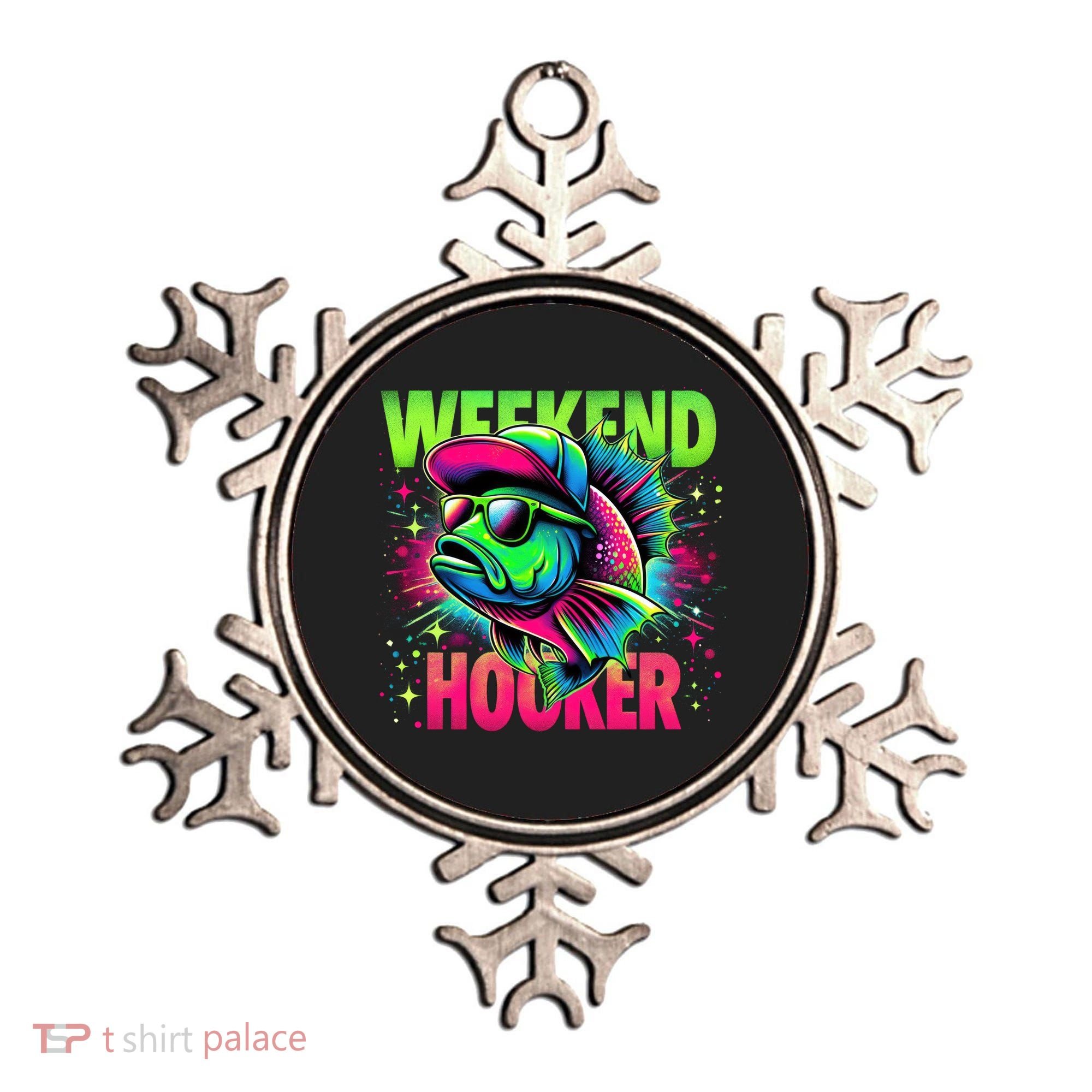 Weekend Hooker Funny Fish Ornament