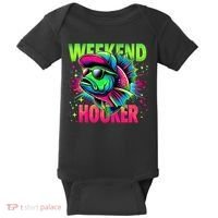 Weekend Hooker Funny Fish Baby Bodysuit thumb 0