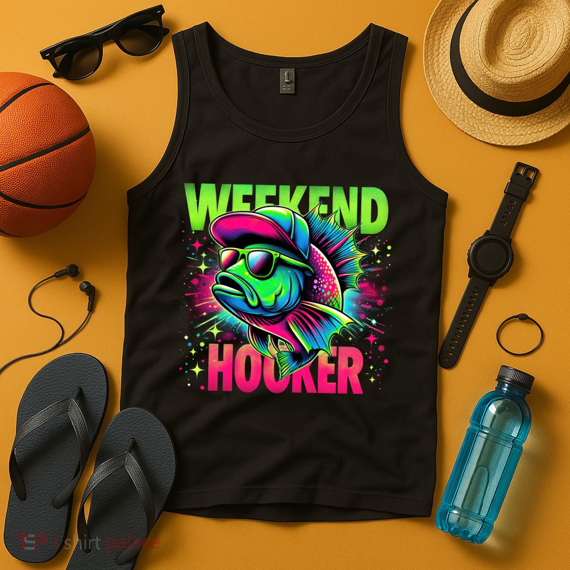 Weekend Hooker Funny Fish Tank Top