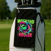Weekend Hooker Funny Fish Golf Towel thumb 2