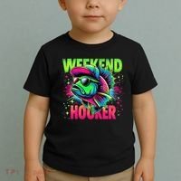 Weekend Hooker Funny Fish Toddler T-Shirt thumb 2