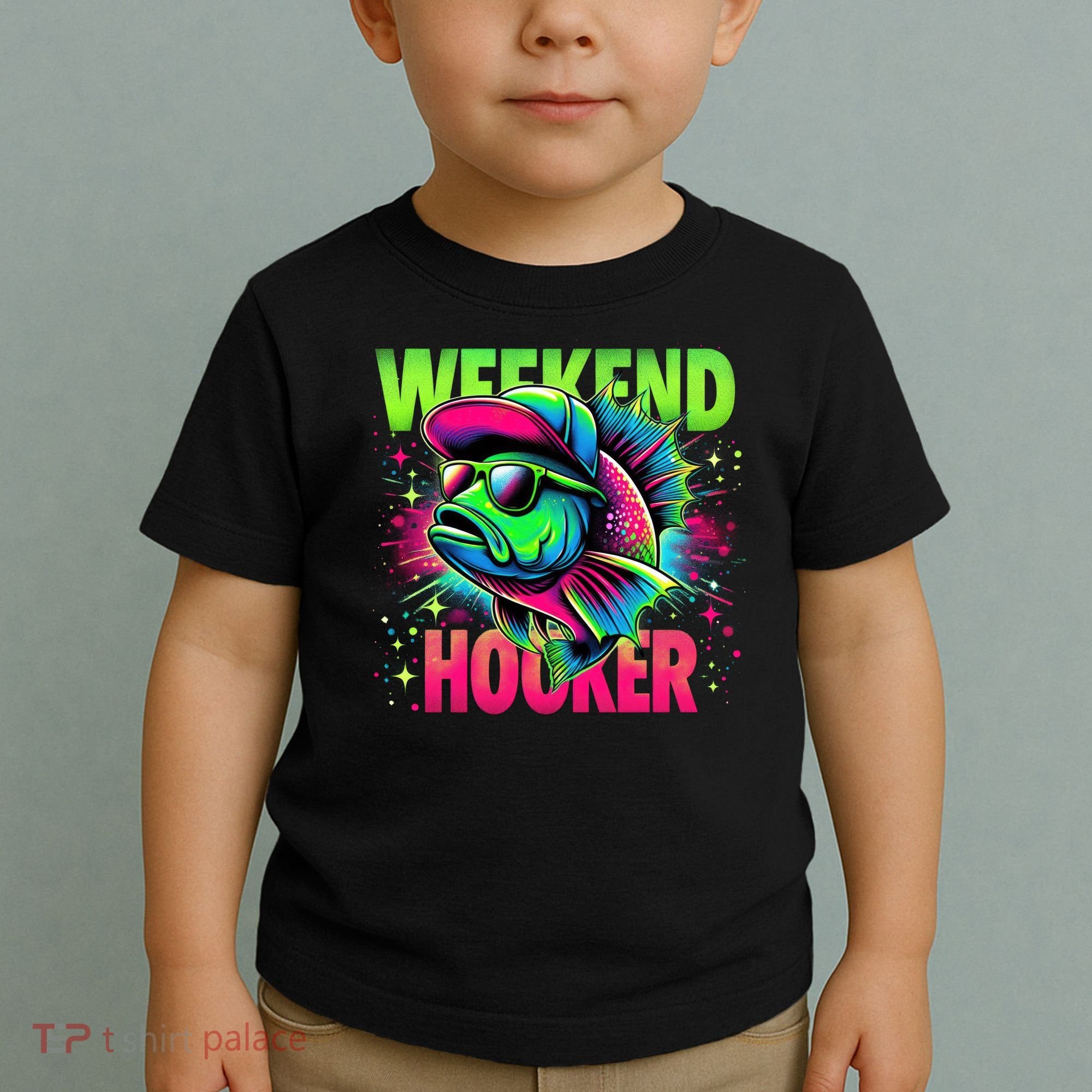 Weekend Hooker Funny Fish Toddler T-Shirt