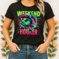 Weekend Hooker Funny Fish Women's T-Shirt thumb 2