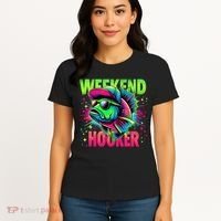 Weekend Hooker Funny Fish Women's T-Shirt thumb 4