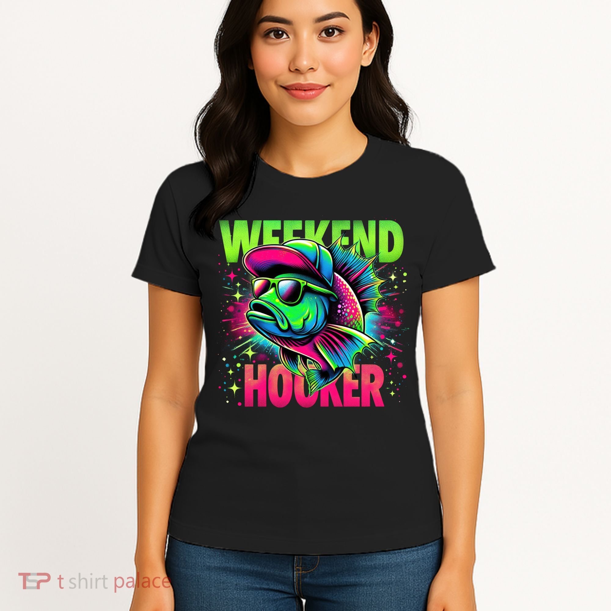 Weekend Hooker Funny Fish Women's T-Shirt