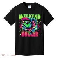 Weekend Hooker Funny Fish Kids T-Shirt thumb 0