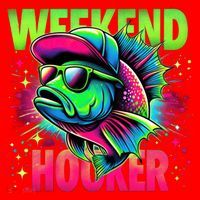 Weekend Hooker Funny Fish Santa Hat thumb 1