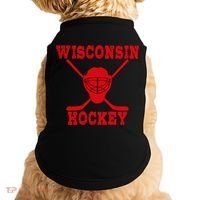 Wisconsin Hockey Gift Doggie Tank thumb 0