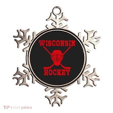 Wisconsin Hockey Gift Ornament