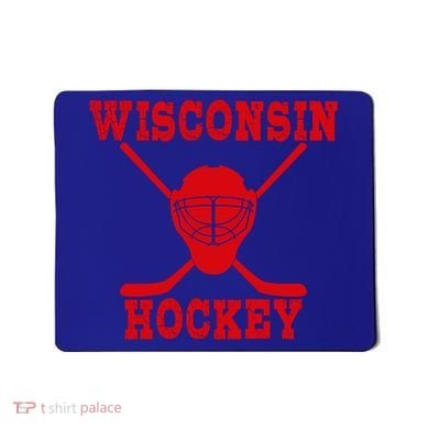 Wisconsin Hockey Gift Mousepad