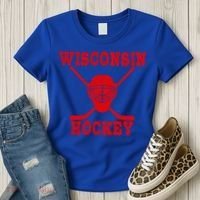 Wisconsin Hockey Gift Women's T-Shirt thumb 3