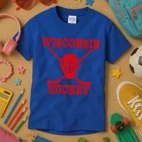 Wisconsin Hockey Gift Kids T-Shirt thumb 3