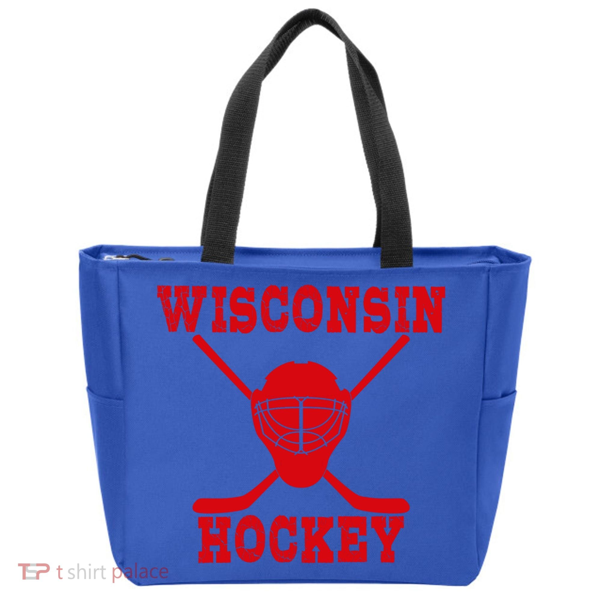 Wisconsin Hockey Gift Tote Bag