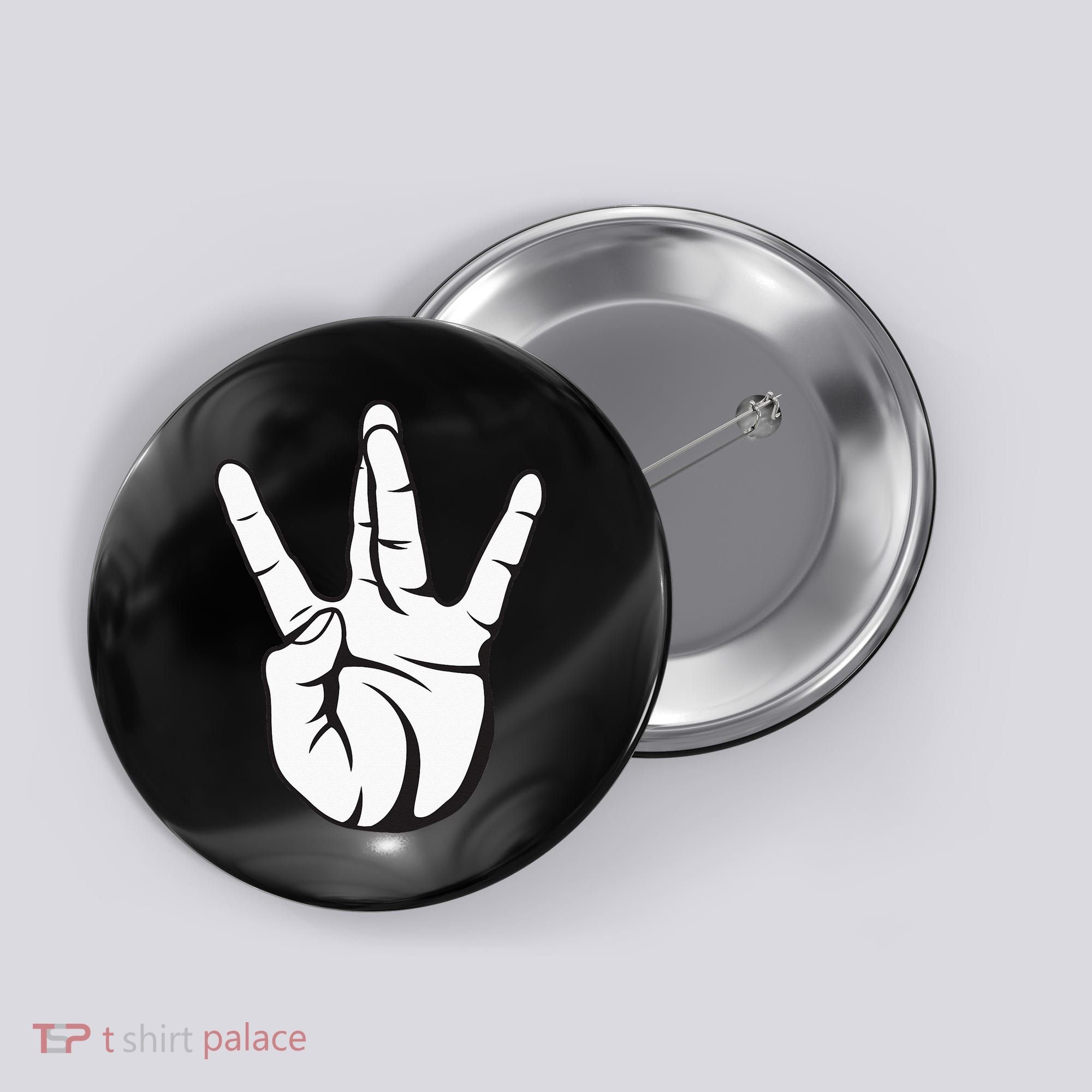 Westside Hip Hop Gangsta Rap Button