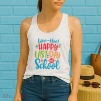 Woo Hoo Happy Last Day Of School Women's Tank Top thumb 2