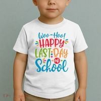 Woo Hoo Happy Last Day Of School Toddler T-Shirt thumb 2