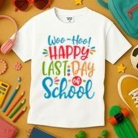 Woo Hoo Happy Last Day Of School Kids T-Shirt thumb 3