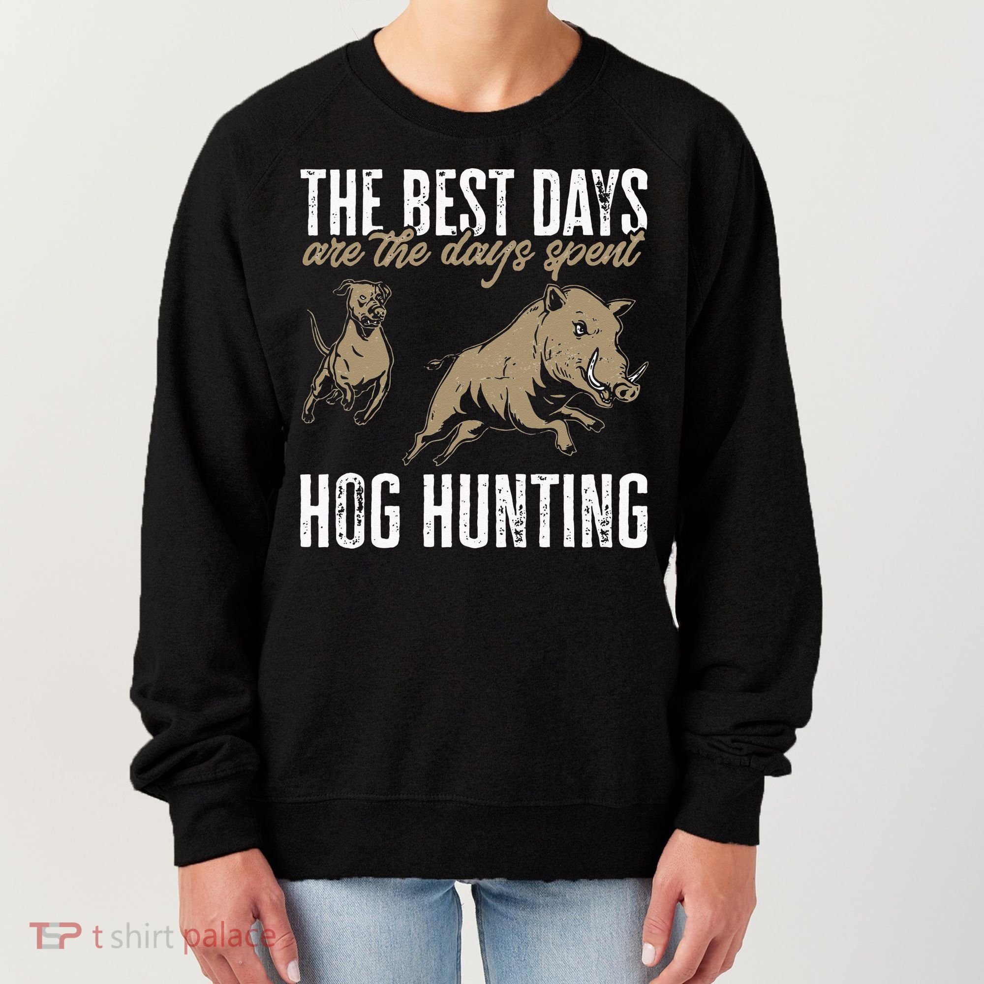 Wild Hog Hunting Dog Boar Hunting Women's Sweatshirt