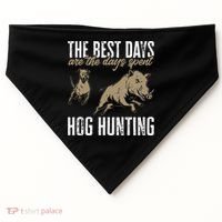 Wild Hog Hunting Dog Boar Hunting USA-Made Doggie Bandana thumb 0