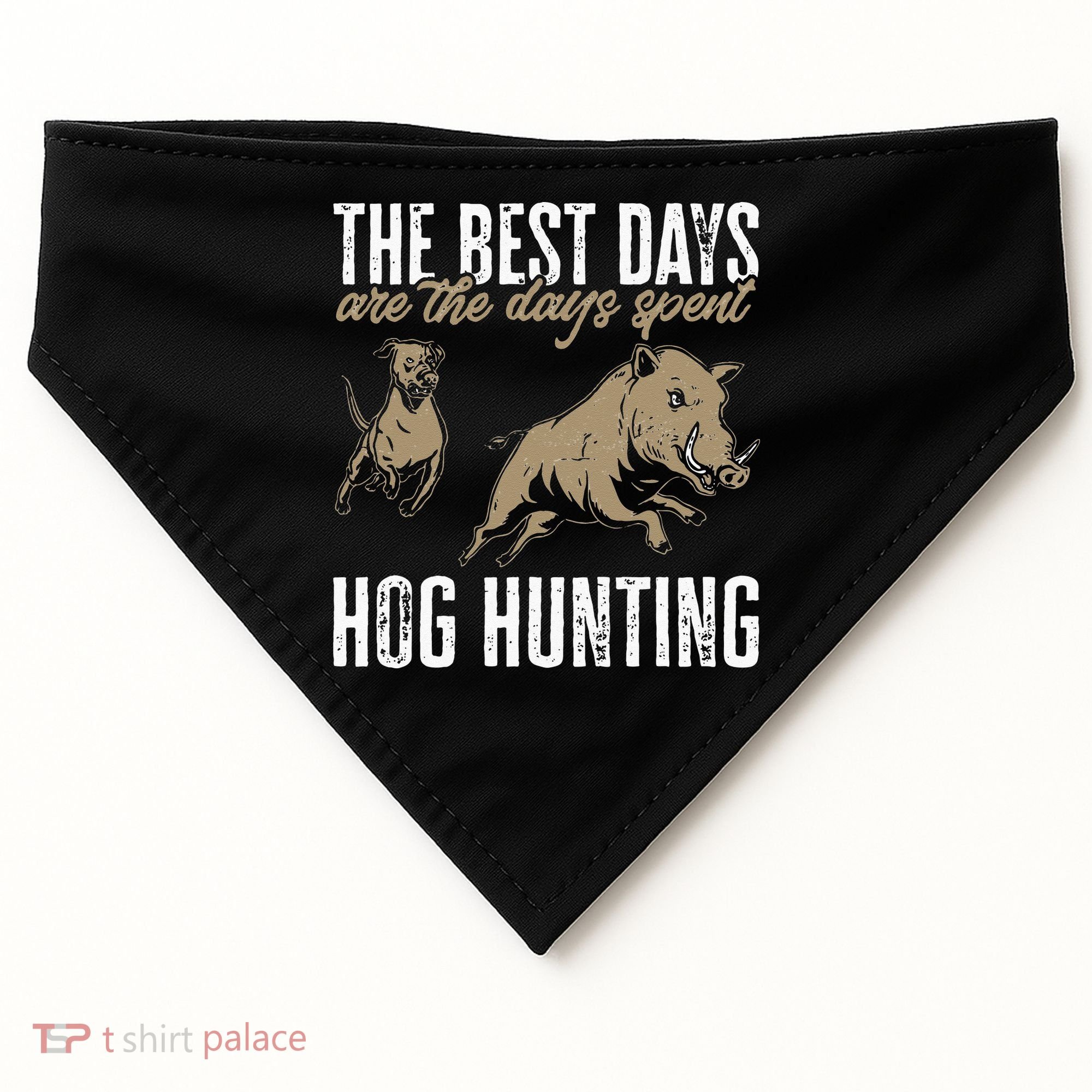 Wild Hog Hunting Dog Boar Hunting USA-Made Doggie Bandana