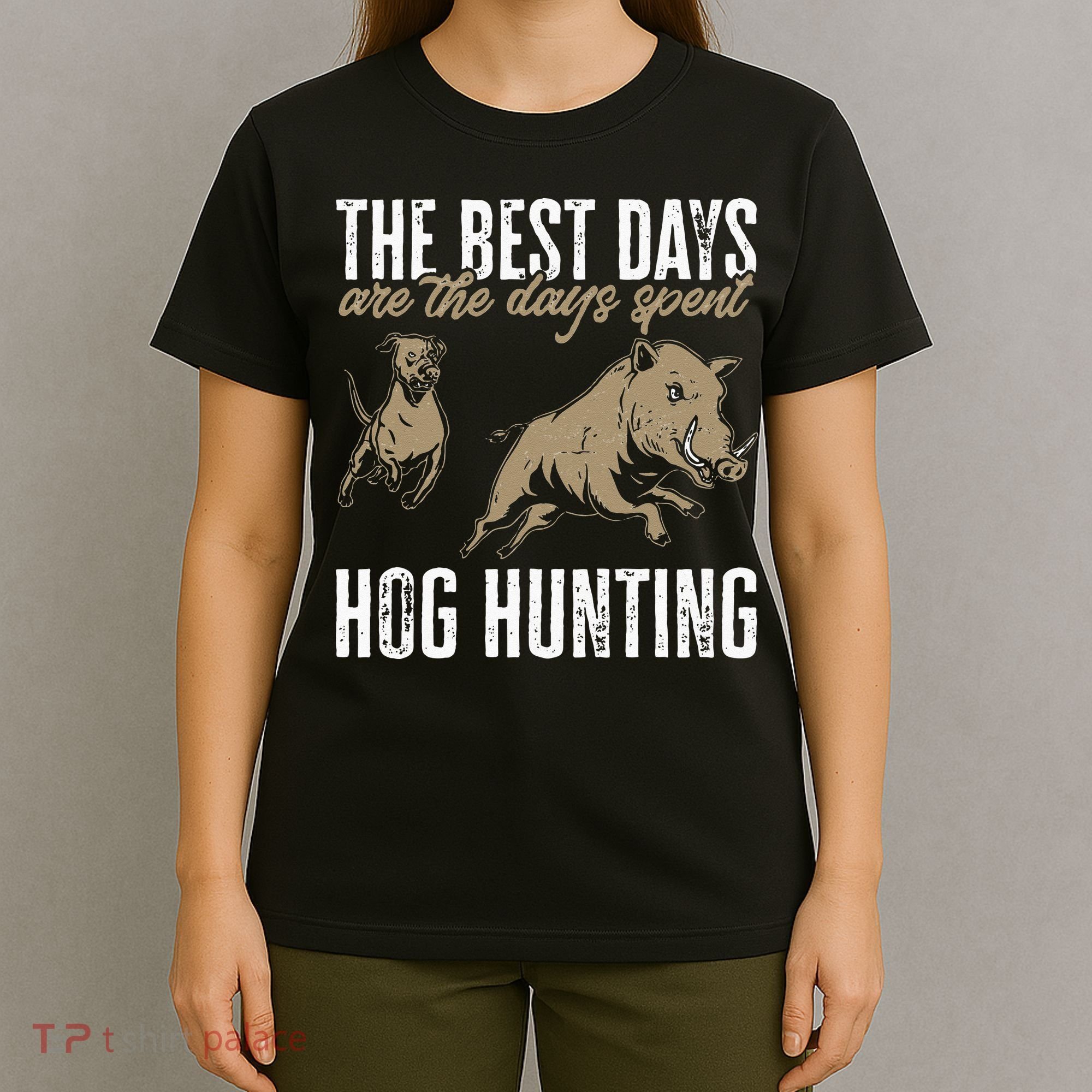 Wild Hog Hunting Dog Boar Hunting T-Shirt