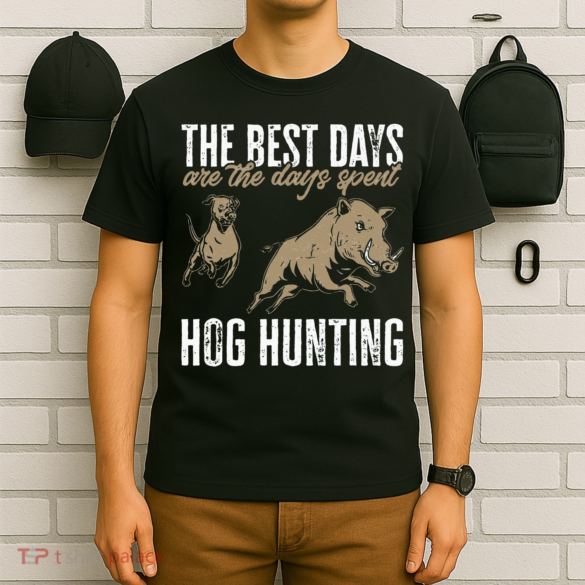 Wild Hog Hunting Dog Boar Hunting T-Shirt