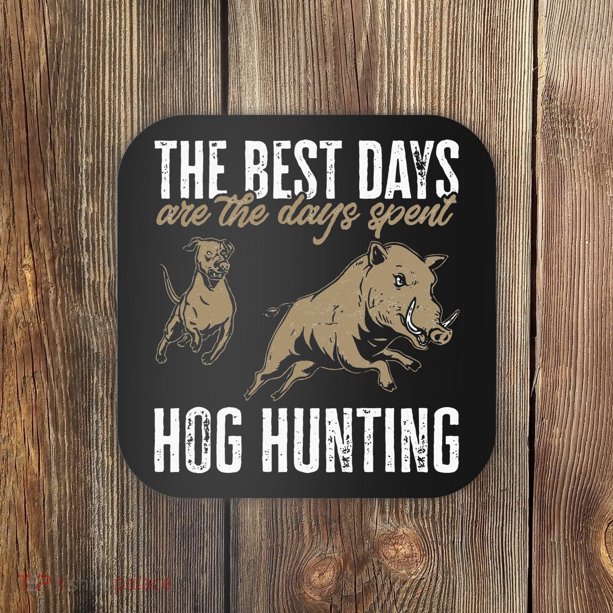 Wild Hog Hunting Dog Boar Hunting Coaster