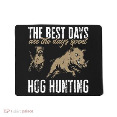 Wild Hog Hunting Dog Boar Hunting Mousepad