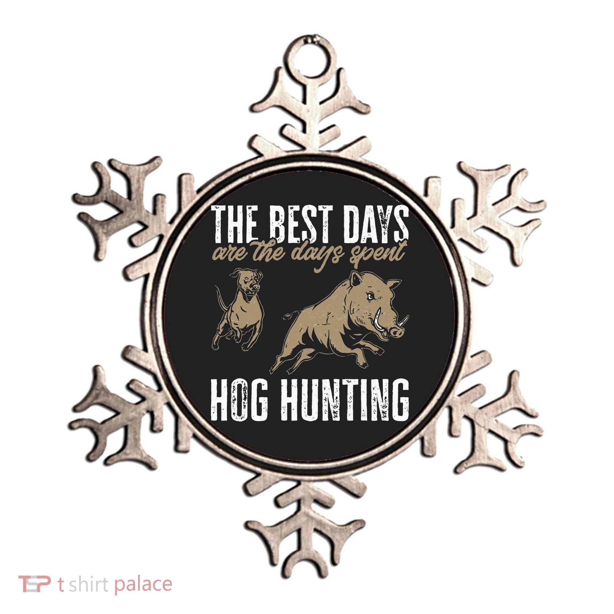 Wild Hog Hunting Dog Boar Hunting Ornament