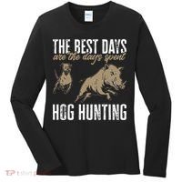 Wild Hog Hunting Dog Boar Hunting Women's Long Sleeve Shirt thumb 0