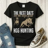 Wild Hog Hunting Dog Boar Hunting Women's T-Shirt thumb 3