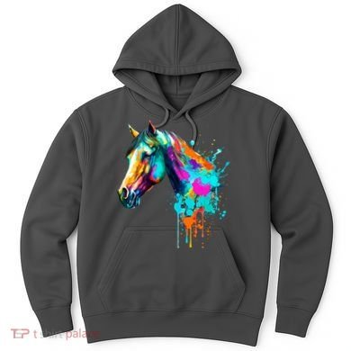 Watercolor Horse Head Hoodie