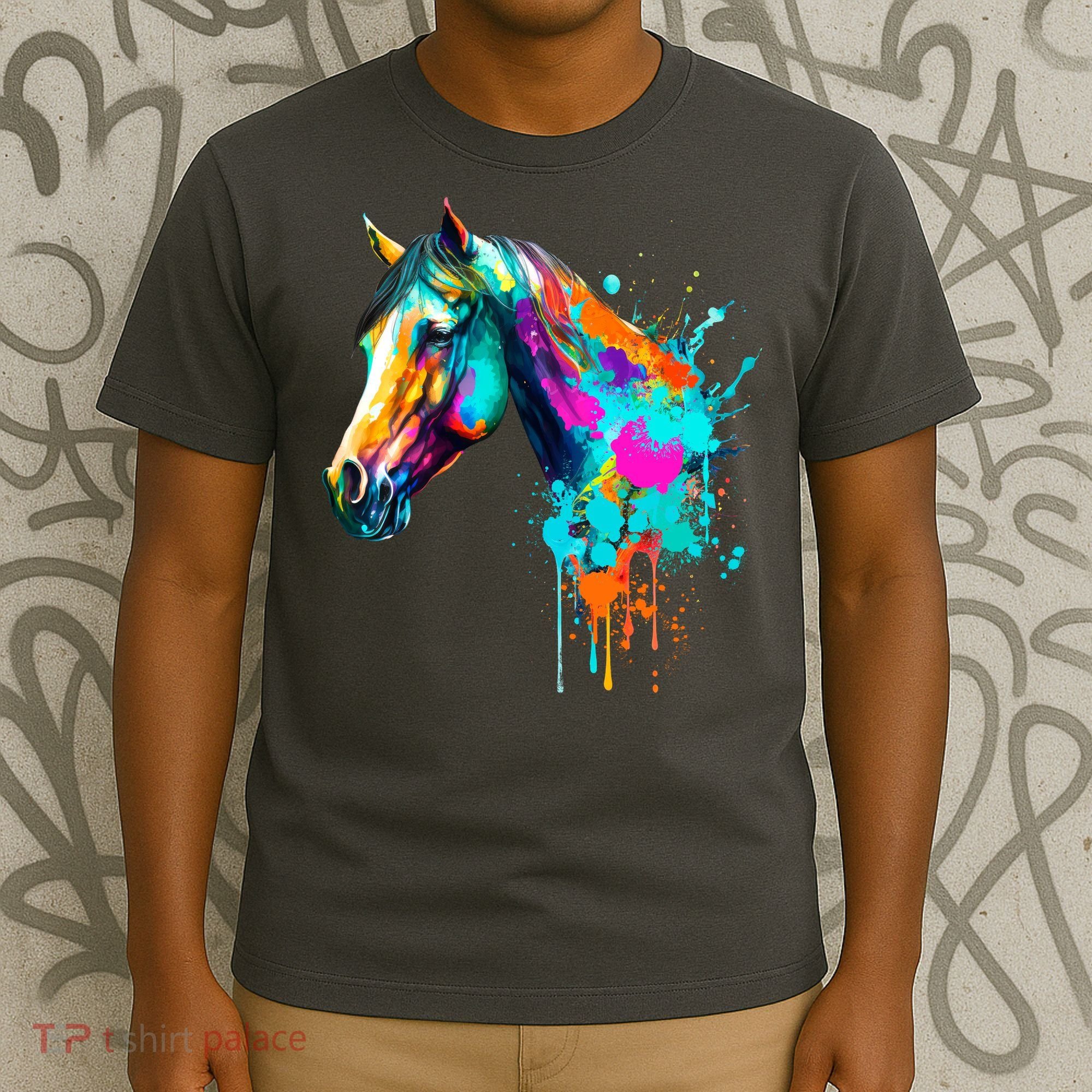 Watercolor Horse Head T-Shirt