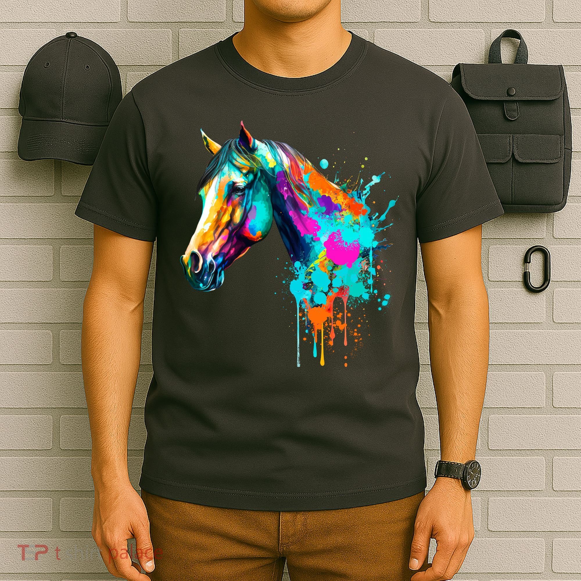 Watercolor Horse Head T-Shirt