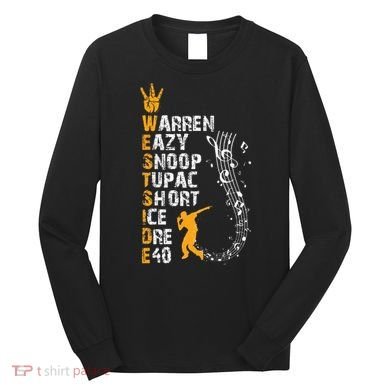 Westside hip hop rap music legends Long Sleeve Shirt