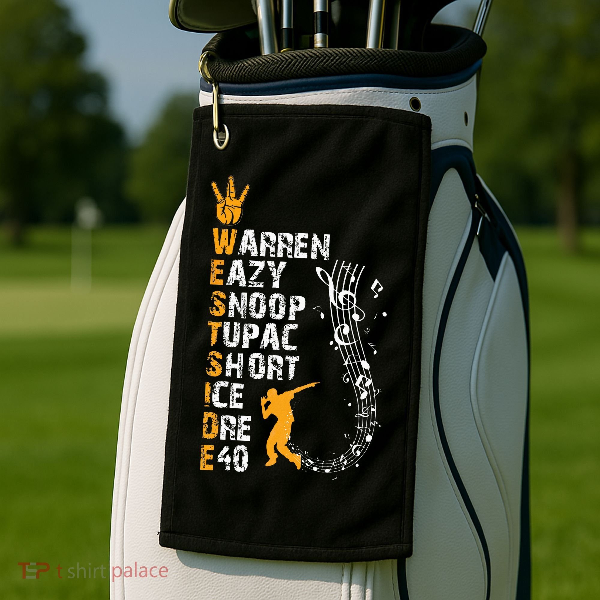 Westside hip hop rap music legends Golf Towel