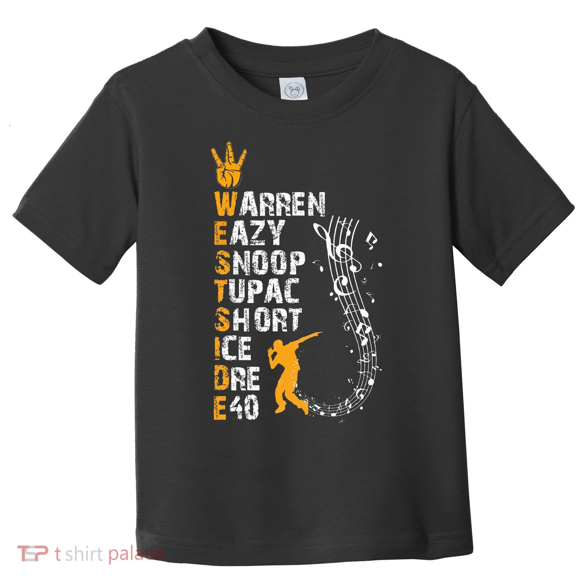Westside hip hop rap music legends Toddler T-Shirt