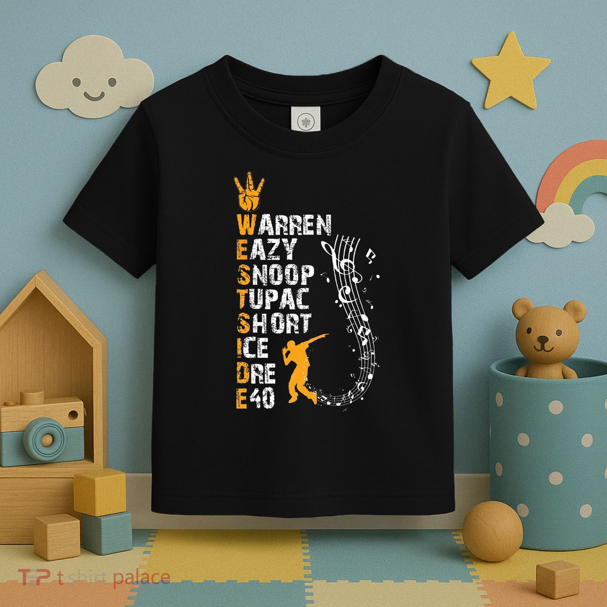 Westside hip hop rap music legends Toddler T-Shirt