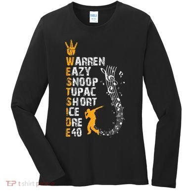 Westside hip hop rap music legends Women's Long Sleeve Shirt