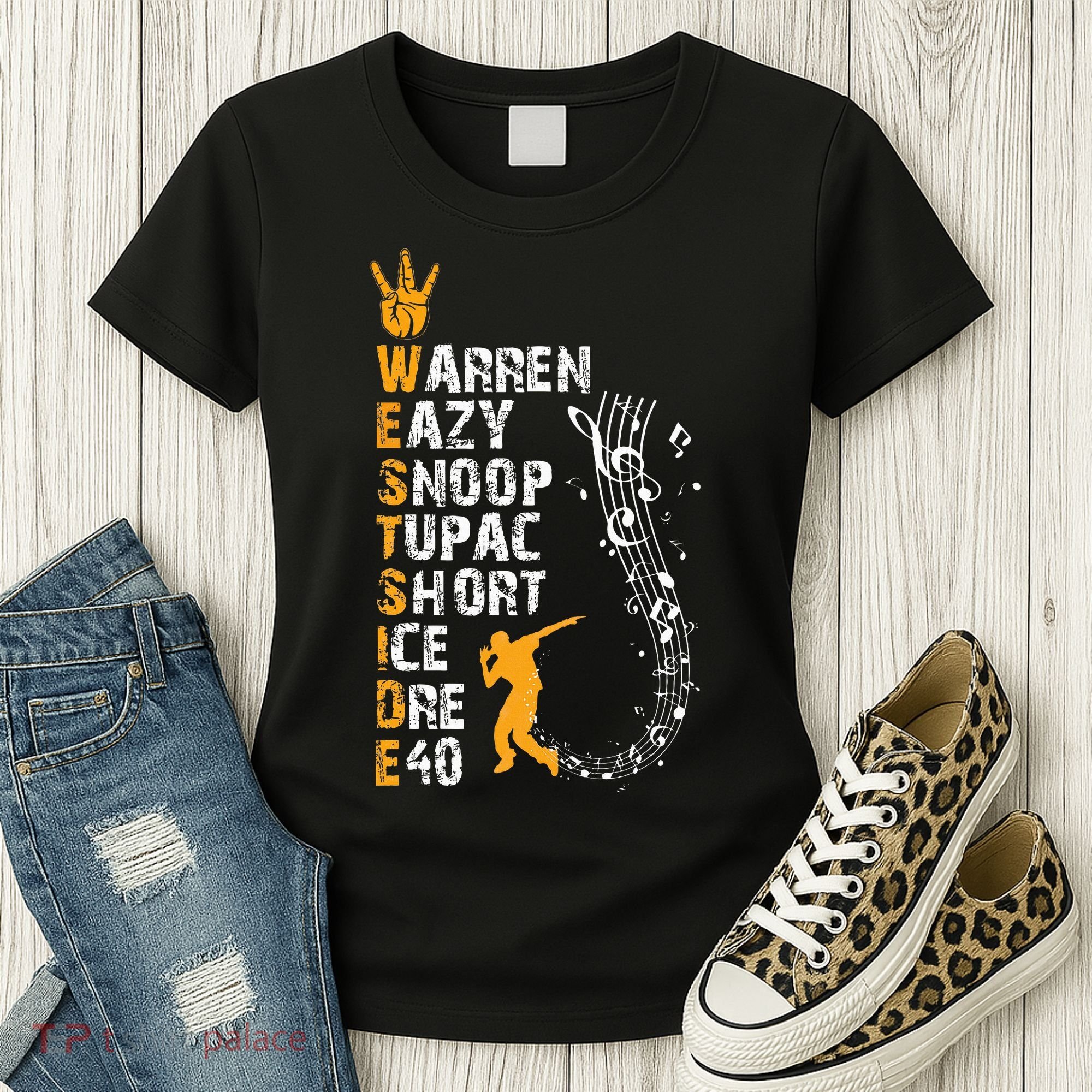 Westside hip hop rap music legends Women's T-Shirt