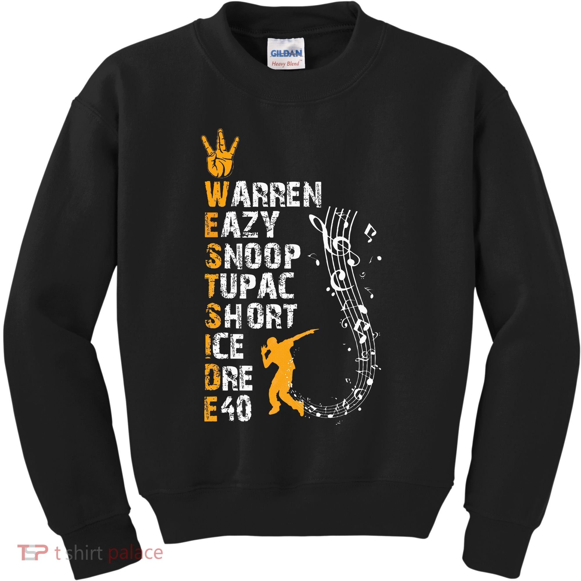 Westside hip hop rap music legends Kids Sweatshirt