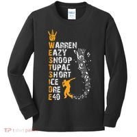 Westside hip hop rap music legends Kids Long Sleeve Shirt thumb 0